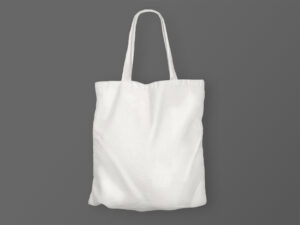 isolated tote bag