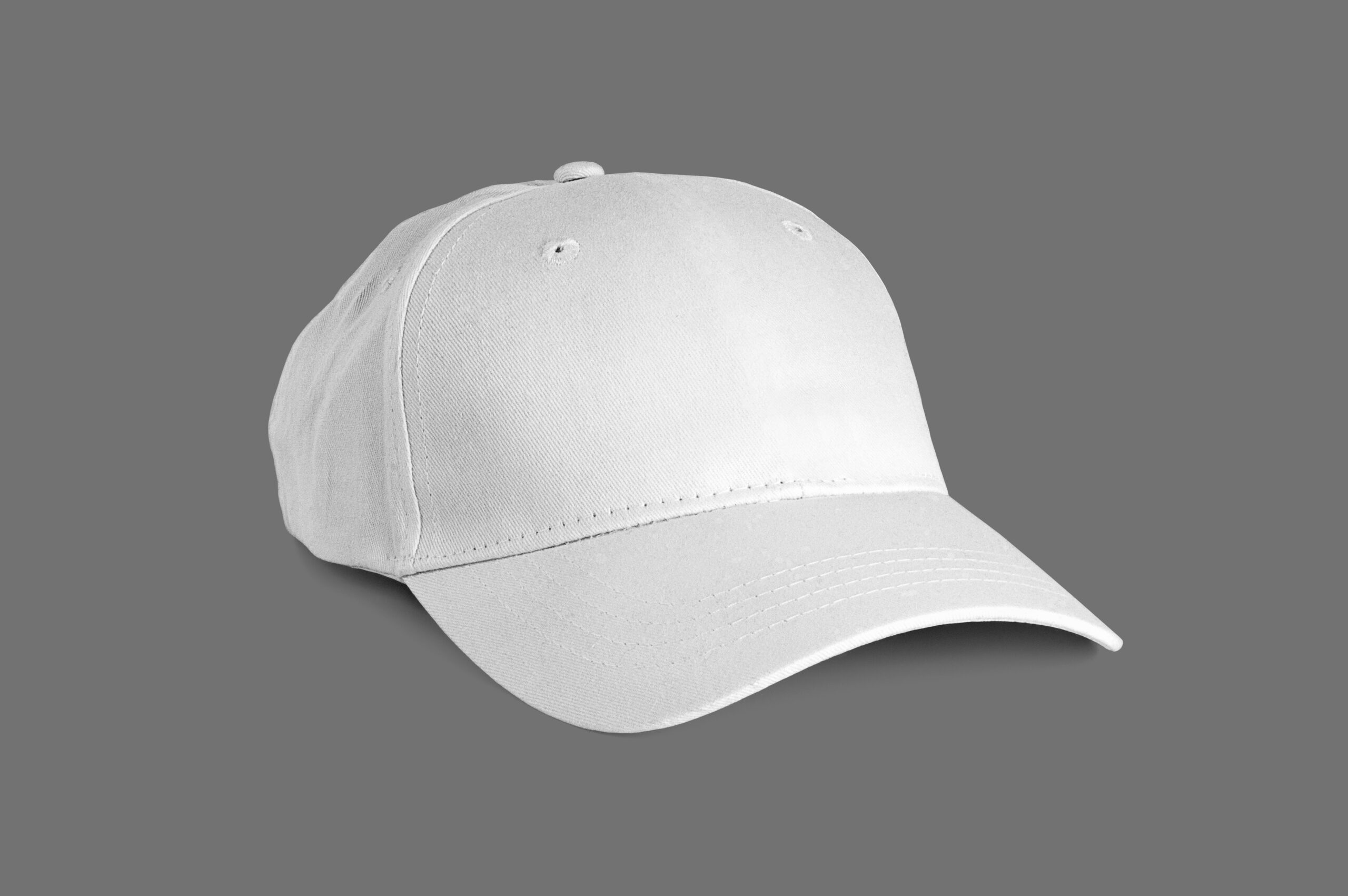 isolated white cap scaled